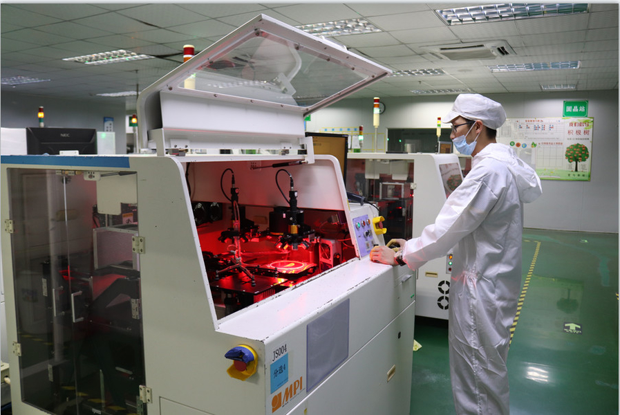 SHENZHEN WEERSOM OPTOELECTRONIC CO.,LTD manufacturer production line