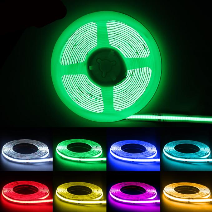 16.4ft RGB COB LED Strip 630 LED RGB Cob Strip Light IP20